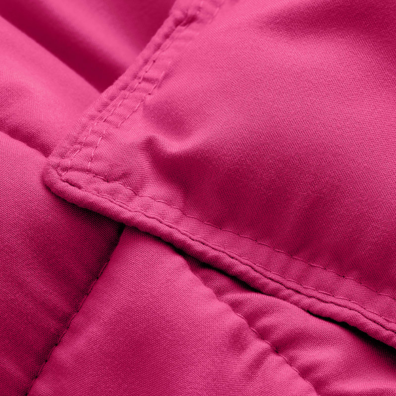 Ensemble d'édredon ultra-doux toutes saisons, Rose, Édredon pour grand lit + 2 taies décoratives sta