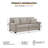 Francie Upholstered 87'' Sleeper Sofa
