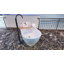 Baignoire de trempage autoportante ovale en acrylique avec drain escamotable et trop-plein 67 po L x 29,5 po-125397150