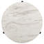 Table basse ronde en simili marbre Tandi