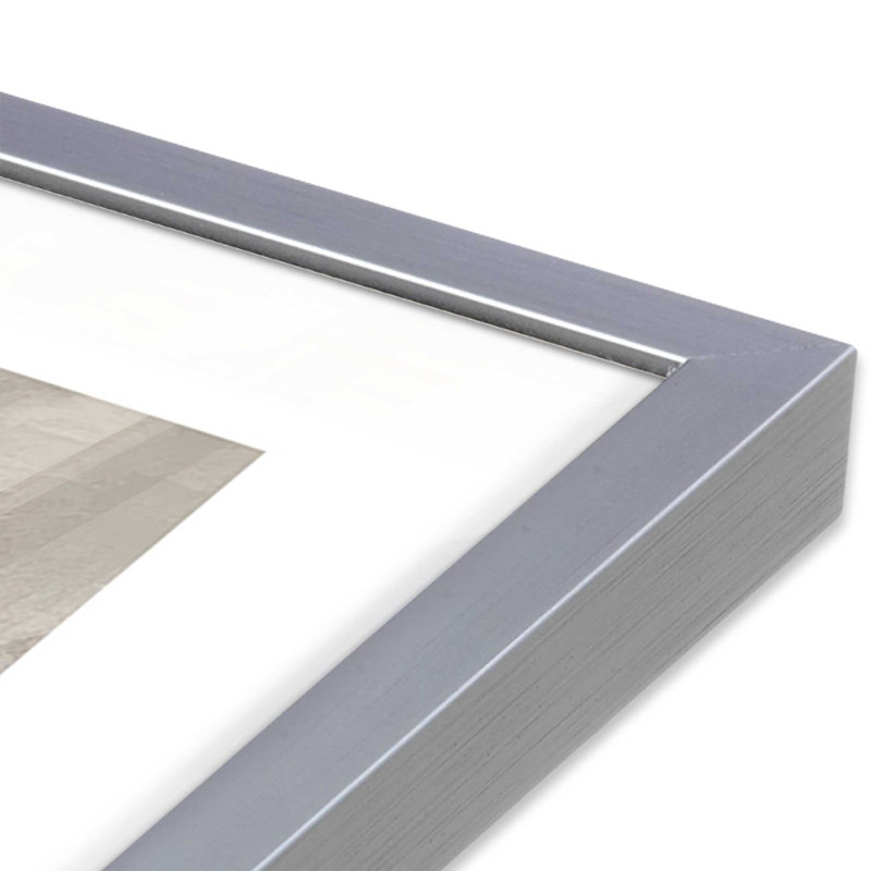 16" x 12" Russet Mists Unfolding Set of 2 Prints  in a Polished Chrome Frame, 11.25" H x 9.25" W, Polished Chrome