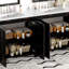 72" Bathroom Vanity Set With Double Vanities (Separate), Double Ceramic Sinks, Soft-Close Doors & Adjustable Shelf – Retro Espresso Storage Cabinet For Stylish Bathroom Organization