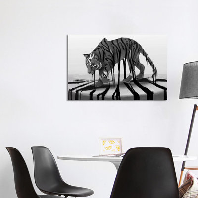 Drip 1 Piece Wrapped Canvas Wall Art