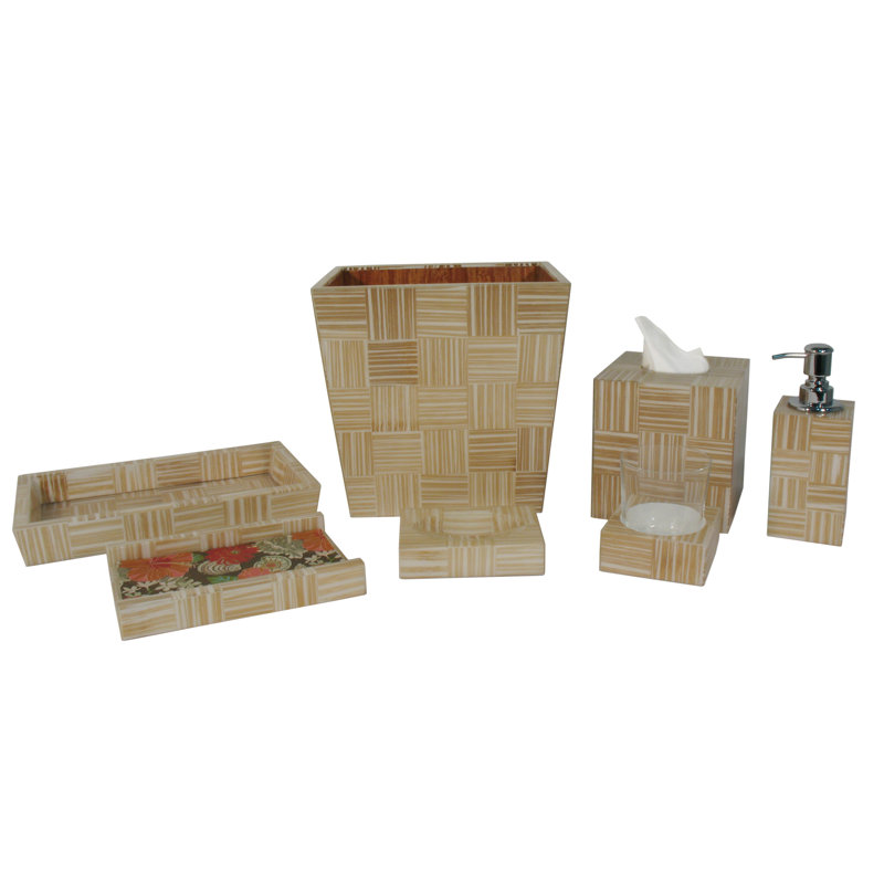 Palma Rattan inlay Tray