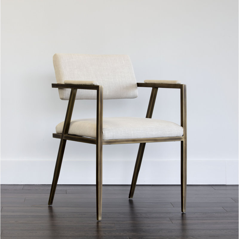 Fauteuil en similicuir, Beige