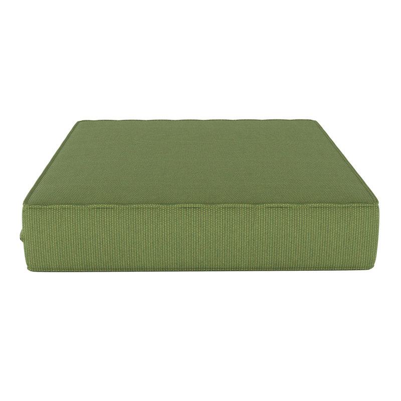 Sunbrella® Outdoor Ottoman Cushion, 3.5" H x 23.5" W x 20.5" D, Sunbrella® Cast Shale
