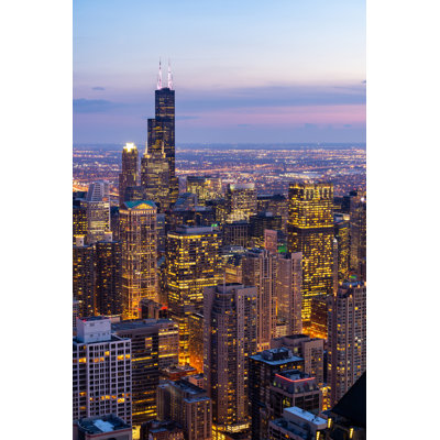 " Aerial View Of Chicago Skylines South "