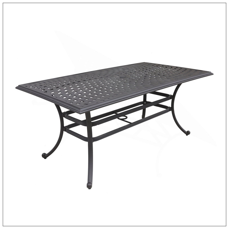 Table de salle à manger rectangulaire, brun espresso