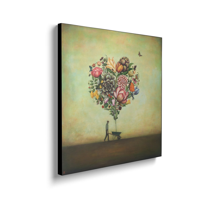 Reproduction d'art sur toile en métal «Stepreix» par Duy Huynh