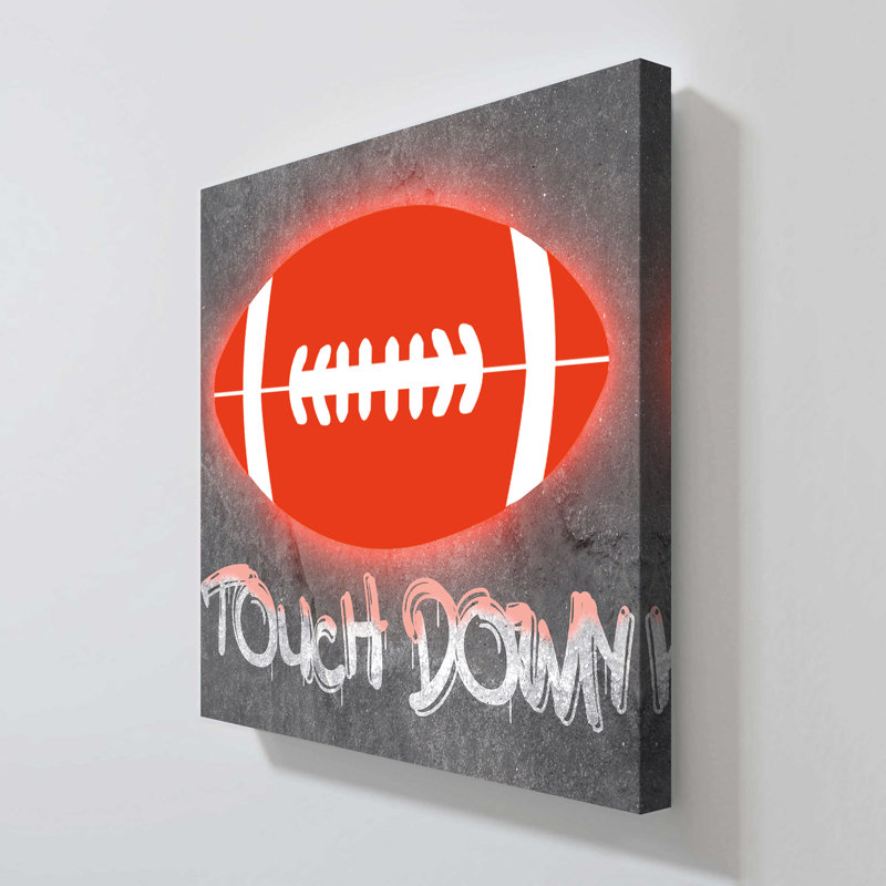 "Touchdown" by CAD Designs Print on Canvas, 36" H x 36" W x 1.5" D