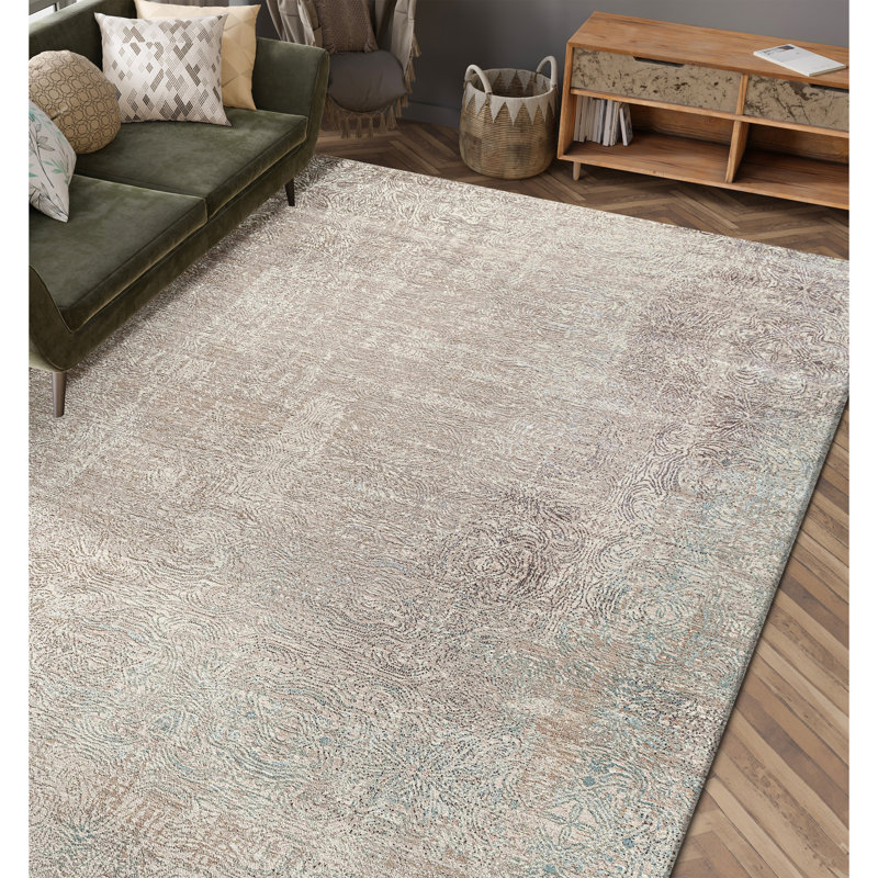 Abstract Area Rug, Rectangle 9' x 12'