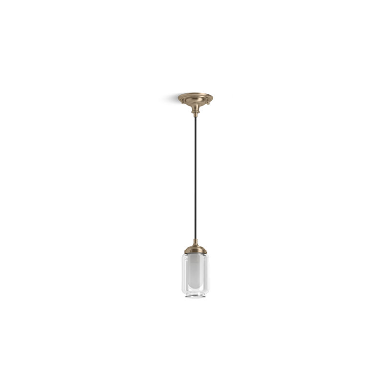 Artifacts One-Light Pendant, Vibrant Brushed Bronze