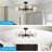 Loret Glass LED Semi Flush Mount