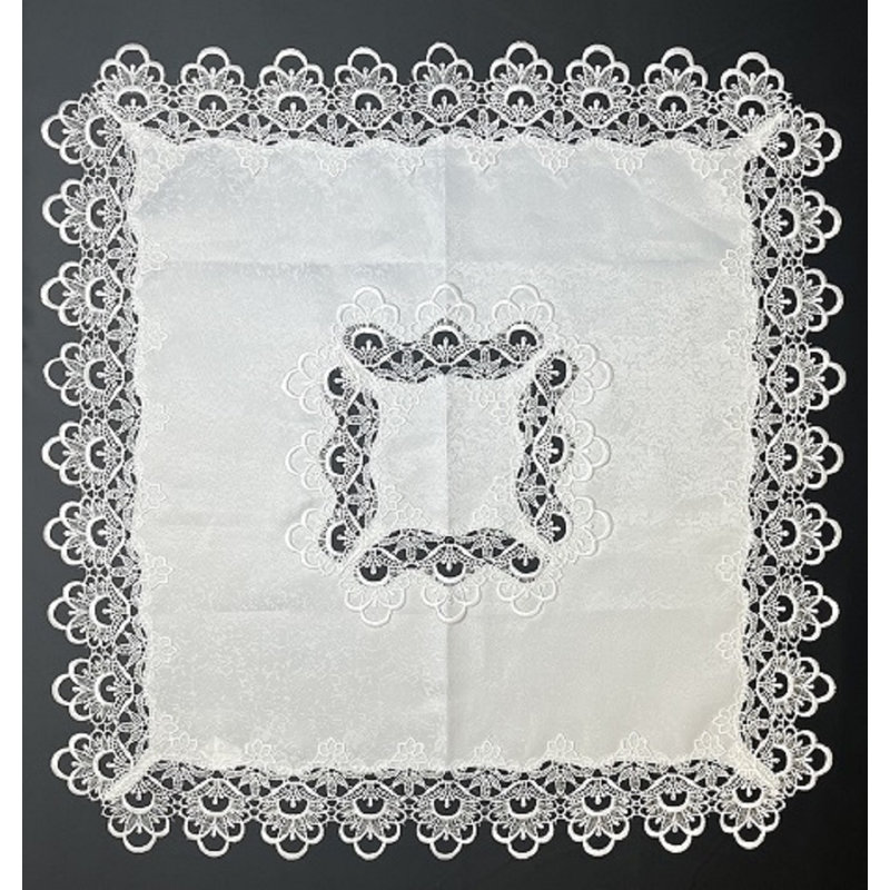Nappe en dentelle (33 po²) - Blanc