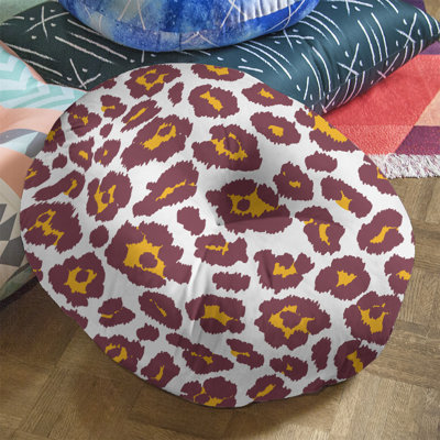 Housse et insert de coussin touffeté rond