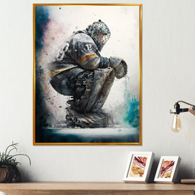 Hockey gardien de but I - Impression sur toile