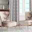 Chaise d'appoint de 27,5 po de largeur