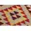 Tapis rouge / beige / brun en laine fabriqué à la main 4 pi 8 po x 6 pi 4 po Madee