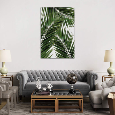 Palm Leaf Iii 1 Piece Wrapped Canvas Wall Art