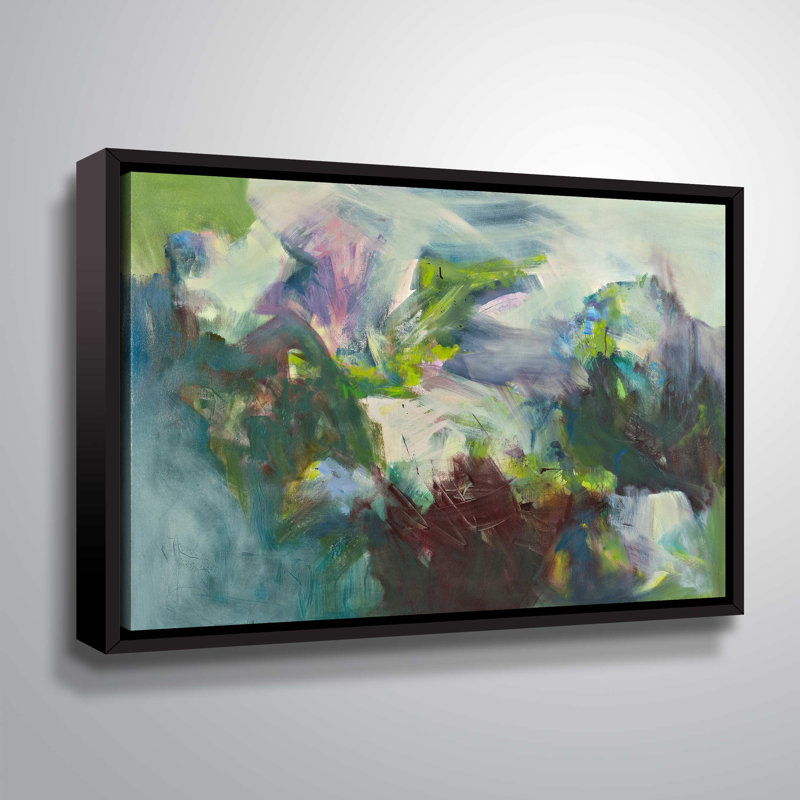 " En Verde " Painting Print, 8" H x 10" W x 2" D, Wrapped Canvas
