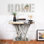 Tench 35.43" Modern Mirrored Console Table and HOME Letter Mirror Set Ultra‑Modern Contemporary Glam Stylish