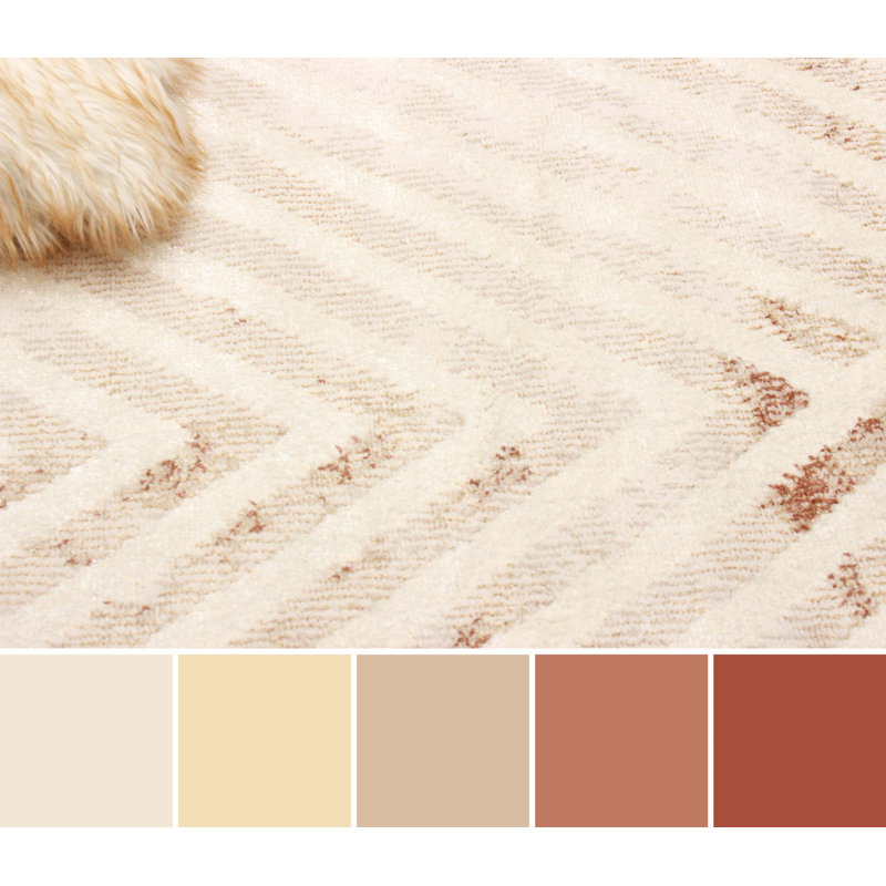 Lana Ivory Rug, Rectangle 5' x 8'