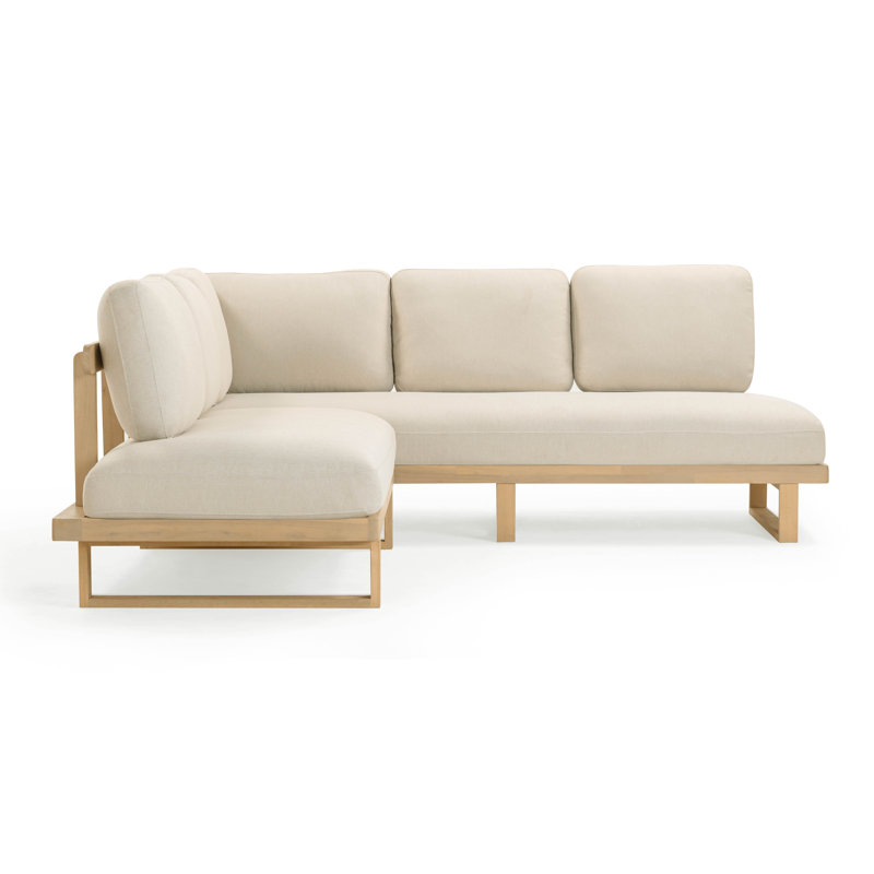 Cream Outdoor L-Sectional