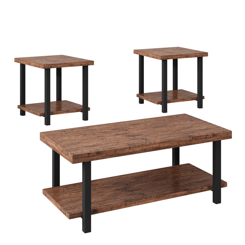 Ensemble de 3 tables basses