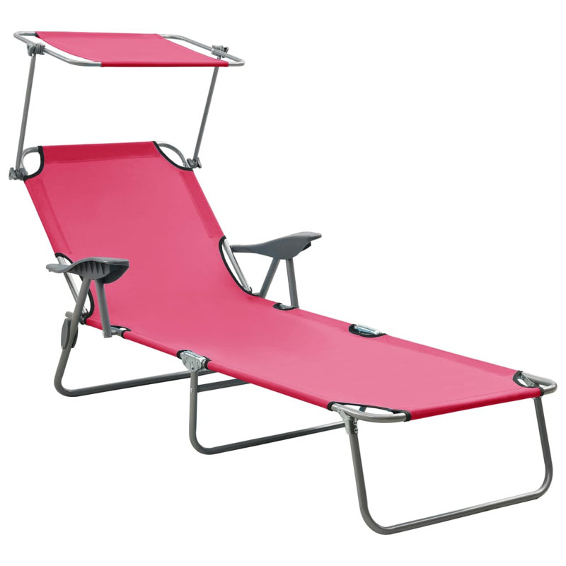 Ather 28.6" Long Single Chaise, Pink
