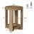 2-Tier Round Side Table, End Table For Living Room-103457041
