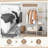 39'' Metal Clothing Rack