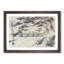Bridge in the Rain by Yoshida Hanbei - Framed Print-55621203-55621204