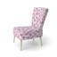 Chaise d'appoint Boho - Chaise d'appoint rose pétales fuchsia pastel-1163993033