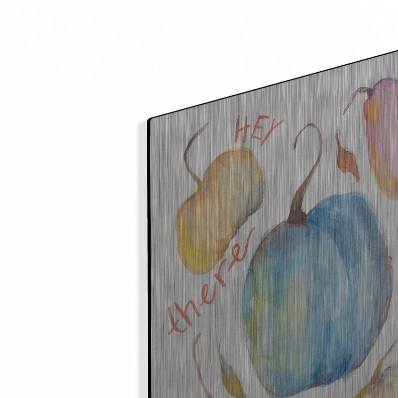 «Hey There Pumpkin» par Jessica Mingo, art mural en métal, 24 po x 36 po, H 24 po x l 16 po