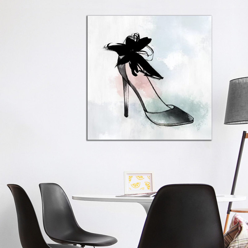 Black Heel II by Isabelle Z - Print on Canvas, Wrapped Canvas, 45.72 cm H x 45.72 cm W x 3.175 cm D