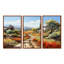 Ensemble de salon maison de campagne en Toscane - art mural campagne-108317923-108317929