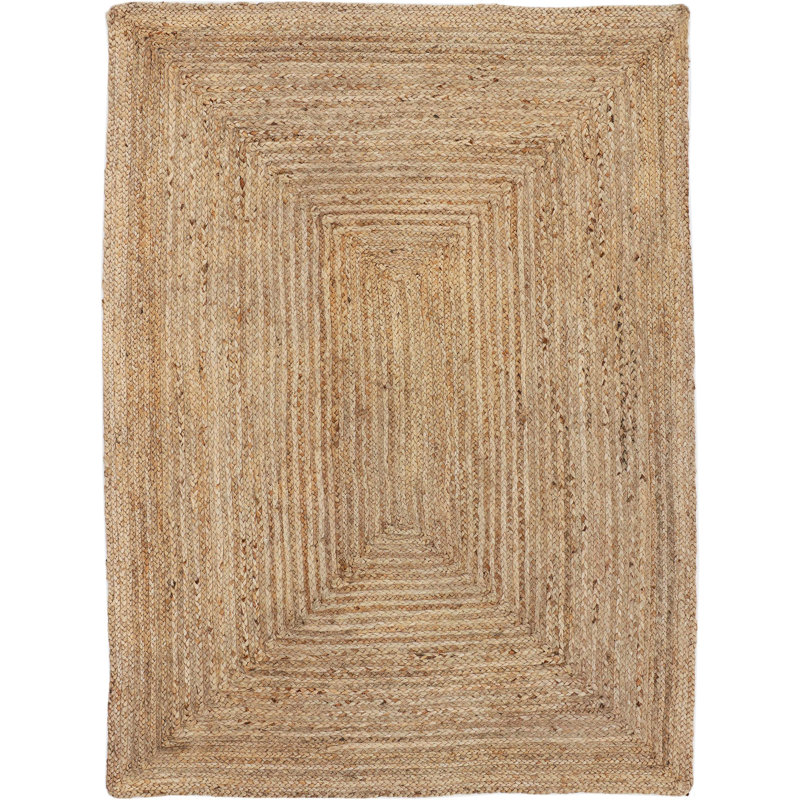 Nele Jute Rug, Beige, Rectangle 60 x 100 cm