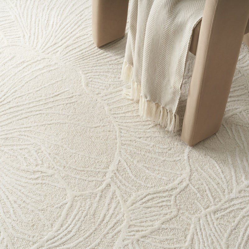 Gian Floral Handmade Area Rug, Rectangle 236 x 297 cm