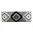 Gutirrez Scandi Gray/Black Geometric Upholstered Bench