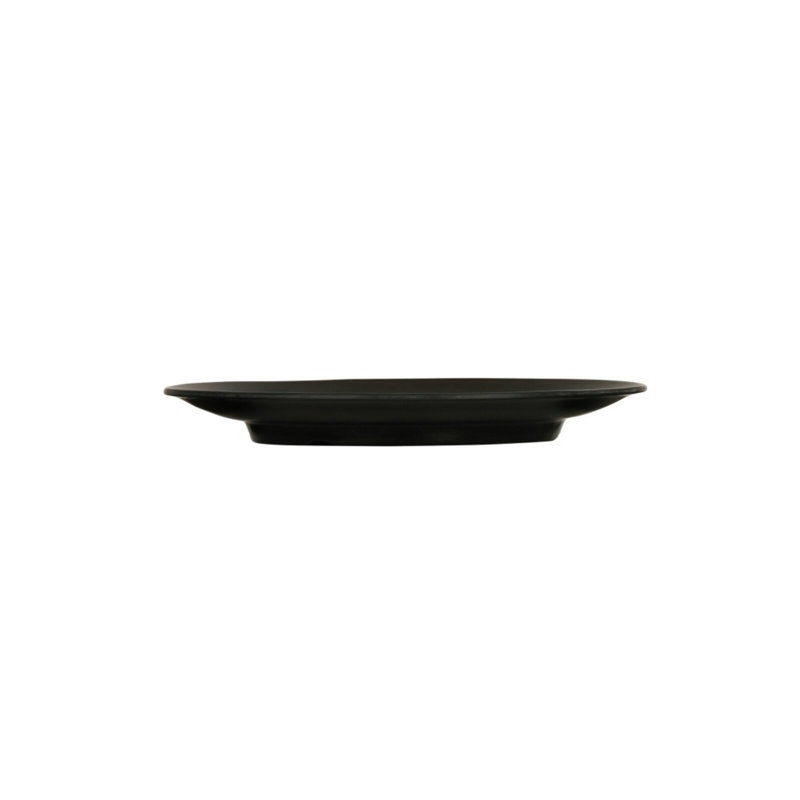 7'' Melamine Appetizer Plate, Black