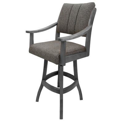Miriam Swivel Wood Bar Stool