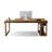 Walnut Rectangular Solid Wood Writing desk-1948909662