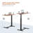 Multi-Function Adjustable and Movable Overbed Table with Hidden Casters-255647932
