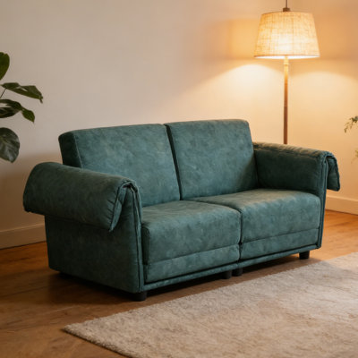 65" Convertible Sofa Bed, 3-In-1 Upholstered  Sleeper Sofa With Cushions