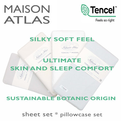TENCEL Jersey Knit Solid Colour Sheet Set