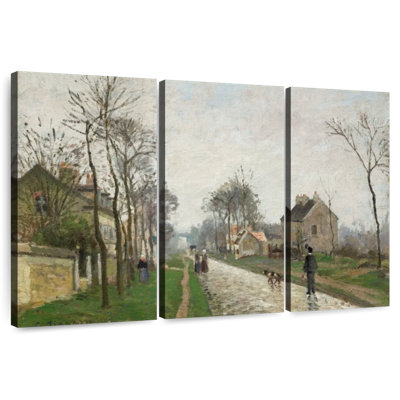 Alvord Route De Versailles Louveciennes effet de pluie 1870