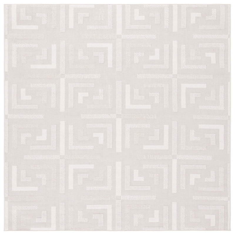 Tapis beige / ivoire Trends 116, Carré 6 pi 7 po
