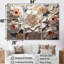 Papier mâché Flower Blossums Radiance I - Fleurs, art mural sur toile-107741245-107741241
