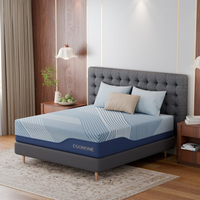  Matelas hybride moyen 14 po avec refroidissement au gel de cuivre, ressorts ensachés