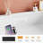 8 Drawer Dresser, 47.2''Wide Double Chest of Drawers with LED Light and Charging Station, Modern Large Cabinet Organizer with Open Shelf for Living Room, Entryway, Hallway, White(2-Parcel Sent)-2141254067